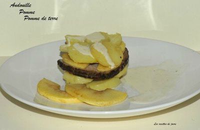 Millefeuille aux deux pommes