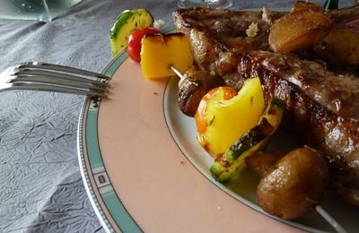 Brochette de légumes