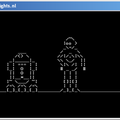 Star wars en ASCII art