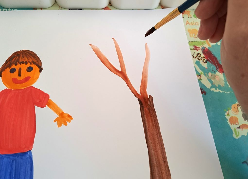 Galets de gouache géants