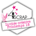 Invitée créative chez 4enScrap pour le printemps 2018...