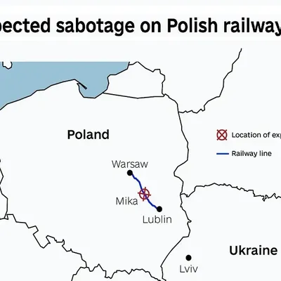 L'incident de sabotage ferroviaire en Pologne est très suspect.