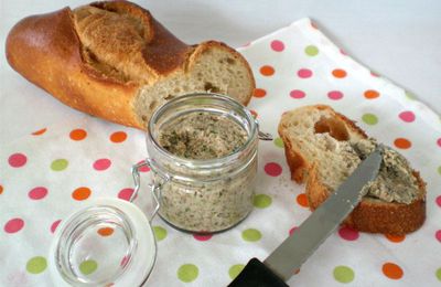 Pâté aux champignons...diététique, végétarien & sans gluten