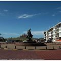 Rond-point à Bergen Aan Zee (Pays-Bas)