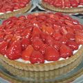 tarte à la fraise ( du chef Custos)