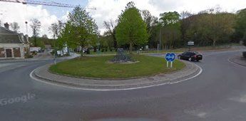 Rond-point à Saint-Laurent-Blangy