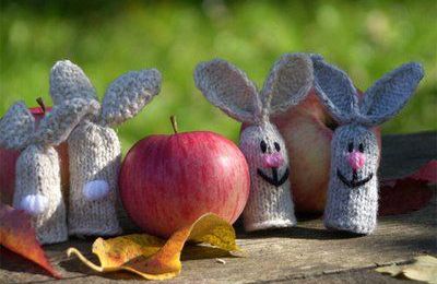 Hare Finger Puppets -