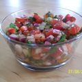Salade de poivron au persil plat