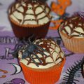 Muffins toile d'araignée (Halloween)