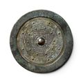 A bronze 'TLV' mirror, Han dynasty