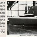 Expression 550 micro : Vu au salon de décembre 78 dans la presse nautique en 1979
