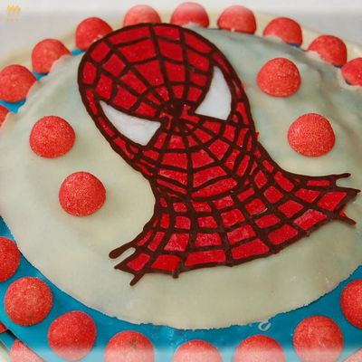 Gâteau spiderman