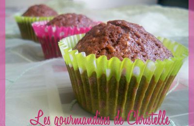 muffins maxi fondants au chocolat