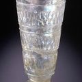 Roman Cut Glass Cup, 1st-2nd century C.E., from the eastern Mediterranean or Italy