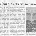 Concerts Carmina Burana