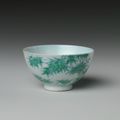 Wine Cup with Bamboo (one of a pair), Qing dynasty (1644–1911), Yongzheng mark and period (1723–35)