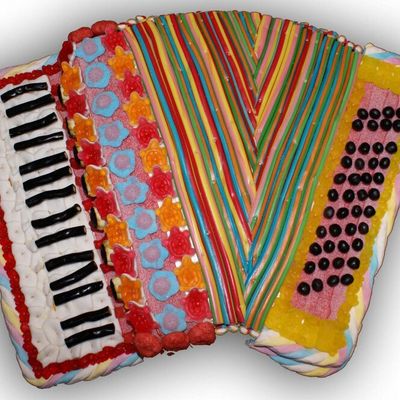 Accordéon en bonbons