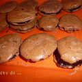 Macarons au chocolat