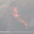 Incendie en Corse du Sud