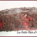 fondant chocolat-framboise