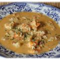 Soupe thaïe aux crevettes