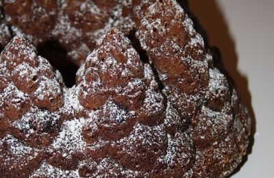 Gateau "sapins de noël" au chocolat et lait ribot