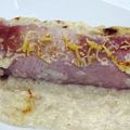 Courgettes gratinées au jambon