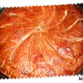 Galette des rois aux pommes- caramel beurre salé