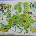 Images ... Cartes LE TOUR DU MONDE DE TOBY * Chocolat TOBLER