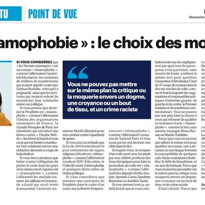 Les intox de Sophia Aram sur le mot "islamophobie"