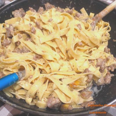 Tagliatelles Chataigne Saucisse