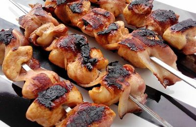 ...Brochettes de poulet express...