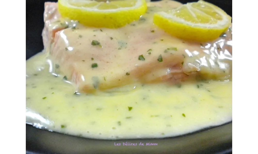 Sauce au citron pour poisson