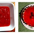 Coulis de fraise, strawberry sauce, aardbeien saus 