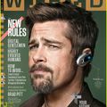 Du geek au digital gentleman... Brad Pitt en couverture de WIRED MAGAZINE