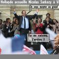 FRANCOIS HOLLANDE RECONNAIT SON INCAPACITE A PRESIDER LA FRANCE ET PASSE LE RELAIS A NICOLAS SARKOZY AU MEETING DE VINCENNES