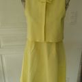 sublime robe jaune ETAM T38  : 20euros