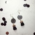 Boucles d'oreilles pompons