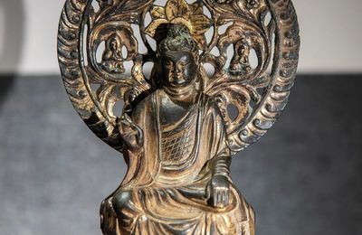 Gilt Bronze Buddha, Tang Dynasty (618-907)