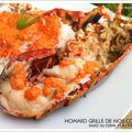 Homard grillé de nos côtes.....Gros plaisir de saison...Trop bon !