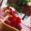 TARTE CHOCOLAT BLANC/FRUITS ROUGES