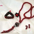 CONJUNTO "EN ROUGE ET NOIR"