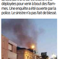 Incendie de bâtiment