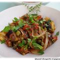 CAPONATA A LA MENTHE ET AU PERSIL