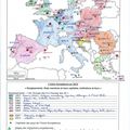 Histoire, Chapitre 5, "La Guerre froide". Carte de la construction européenne.