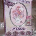 Carte anniversaire Maman