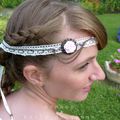 Headband rétro " un mariage de dentelle"