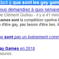 Pourquoi le concept de Gay Games me choque #GayGames