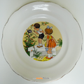 Collection ... Assiettes parlantes SCENES d'ENFANTS * Digoin Sarreguemines