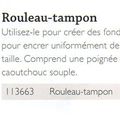 Une 1ère utilisation du brayer ou rouleau tampon